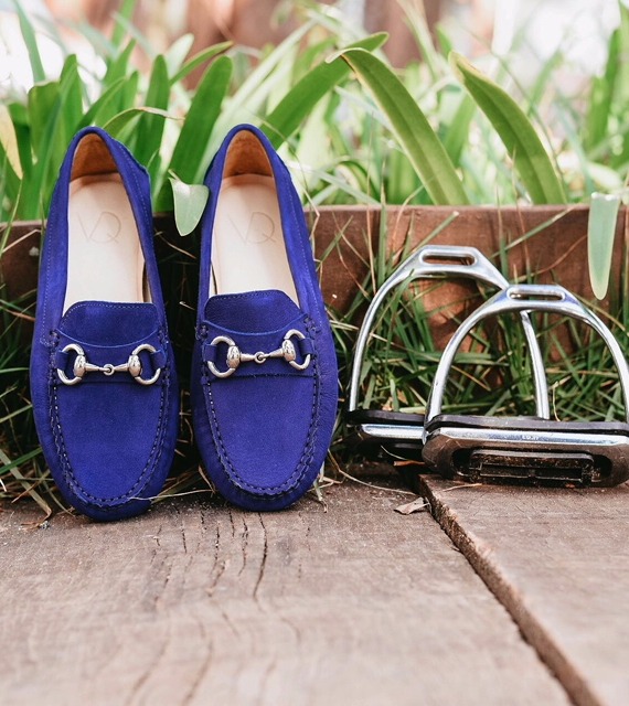 Mocassim em Nobuck com Bridão Níquel