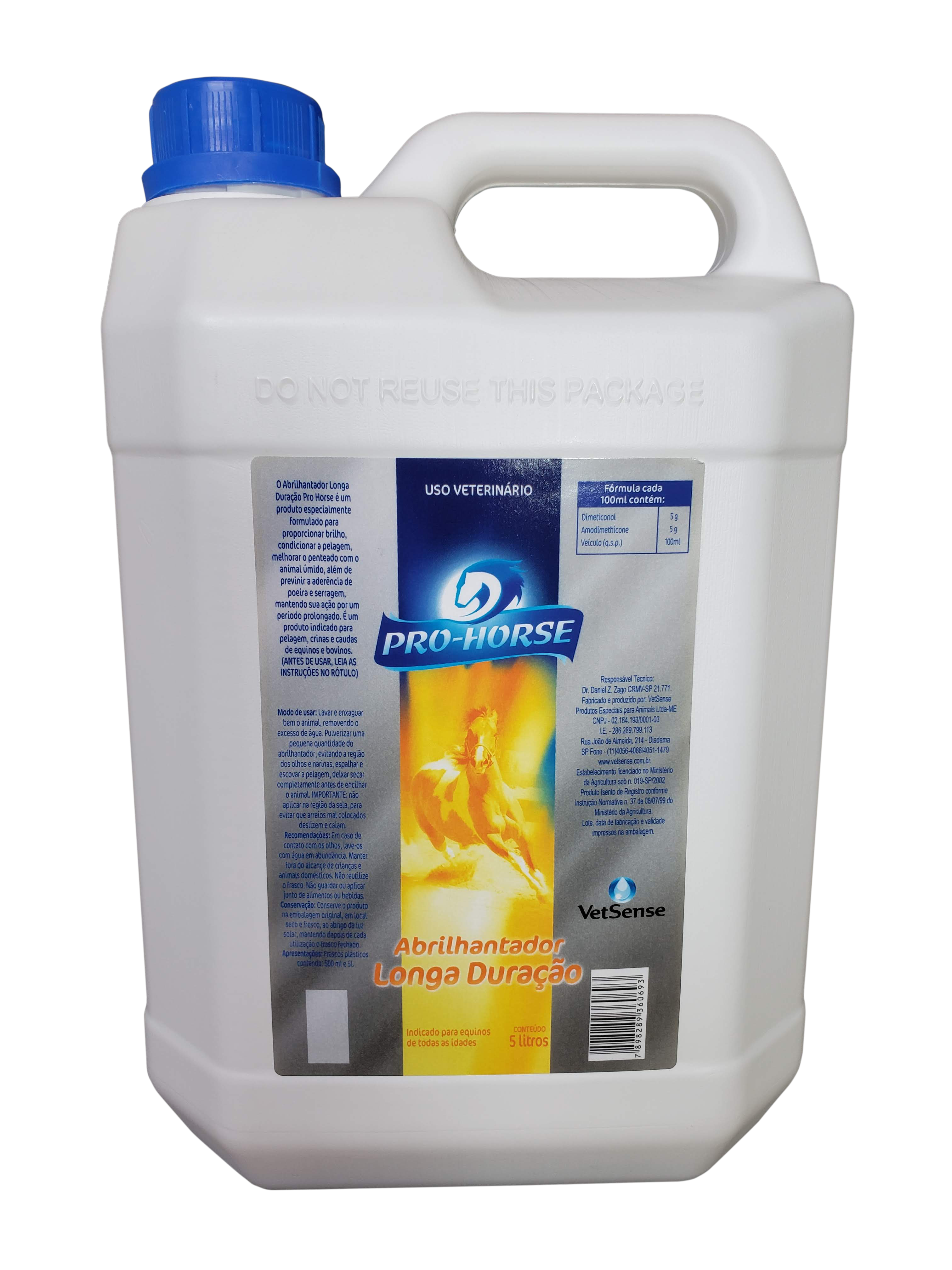 Pro-Horse Abrilhantador Longa Duração-5L