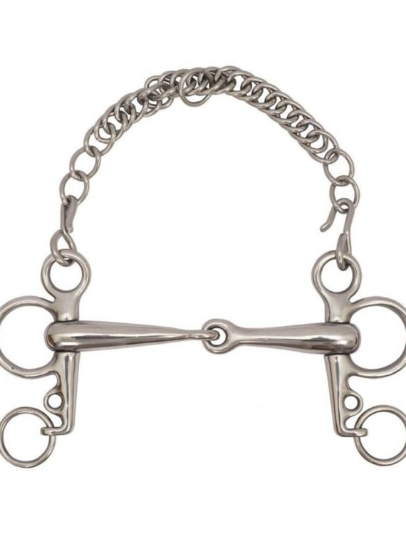 bridao-pelham-inox-articulado-curto-fino-com-barbela-unica