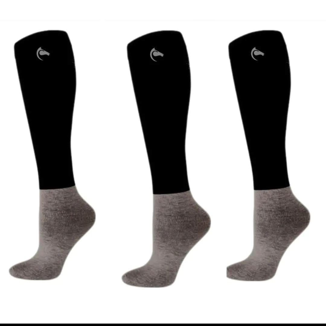 Kit com 3 meias pretas linha trainning Arion