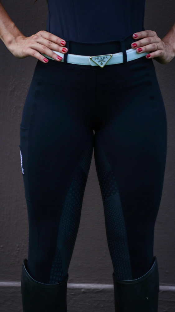 Culote Hipismo Treino Preto Legging Horse SA - Imagem 3
