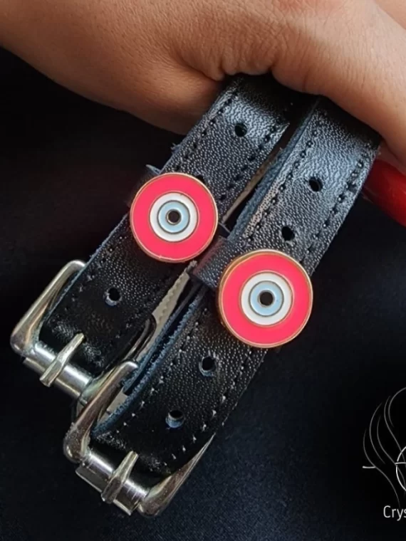 Correia de Espora - Pin de Olho Grego Pink