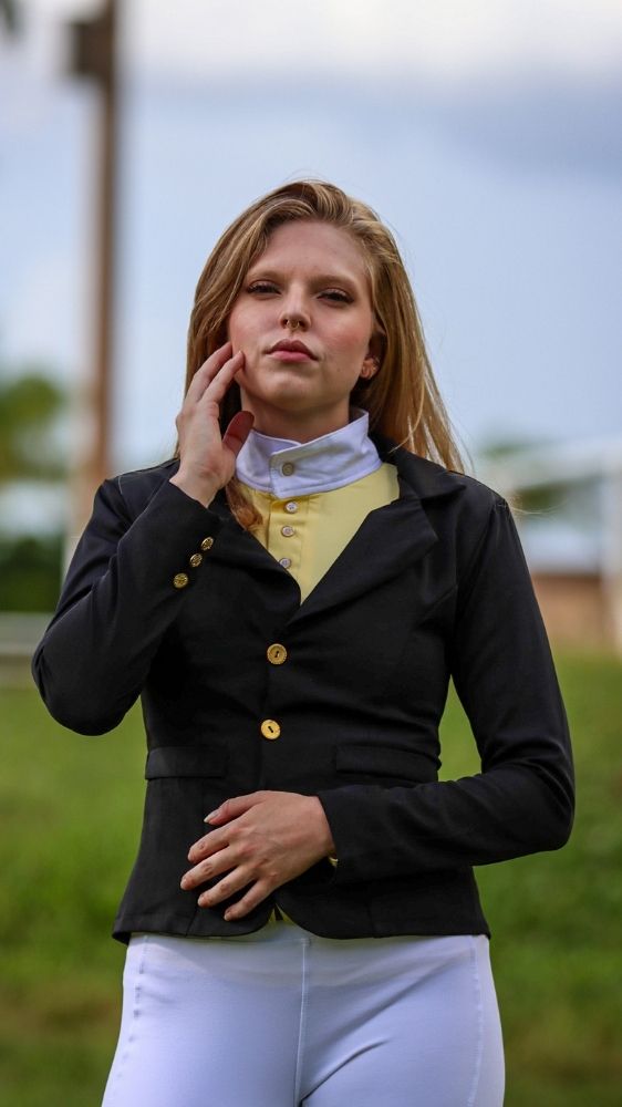 Casaca Hipismo Preta Horse SA