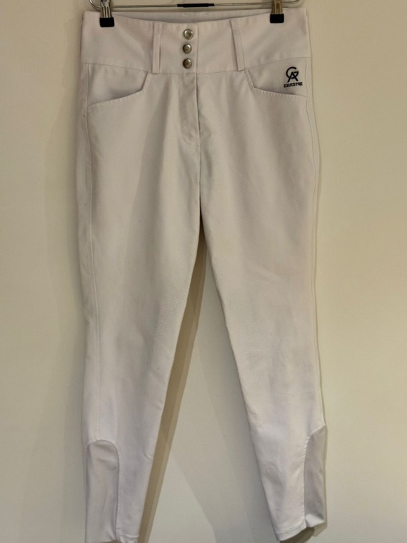 Culote Branco Feminino - Full GRIP - GA Equestre - 38