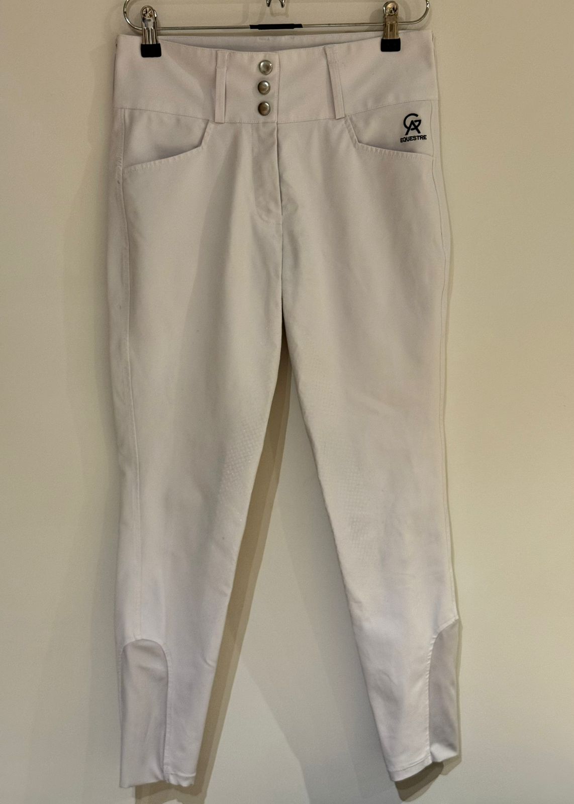 Culote Branco Feminino - Full GRIP - GA Equestre - 38