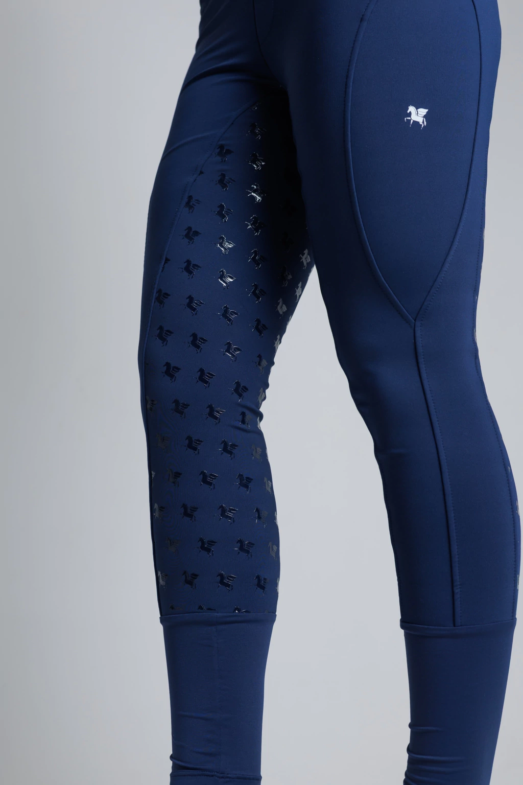 Culote Legging Treino Hipismo Pro Duplo Forro - Marinho - Imagem 5