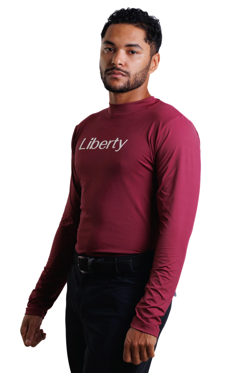 Camiseta Treino Hipismo UV Manga Longa - Bordo