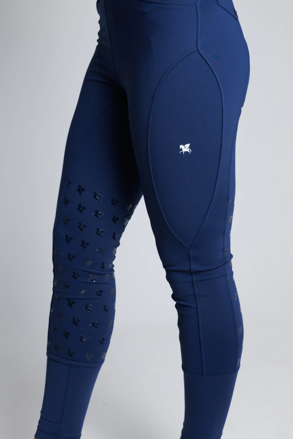 Culote Legging Treino Hipismo Pro Duplo Forro - Marinho - Imagem 7