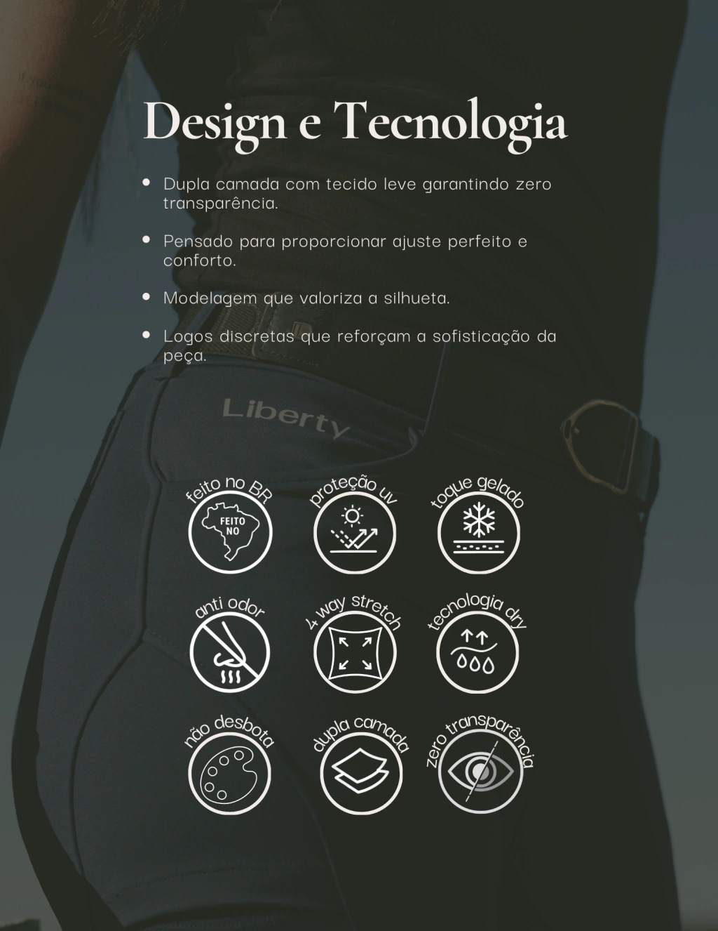 Culote Legging Treino Hipismo Pro Duplo Forro - Preto - Imagem 3