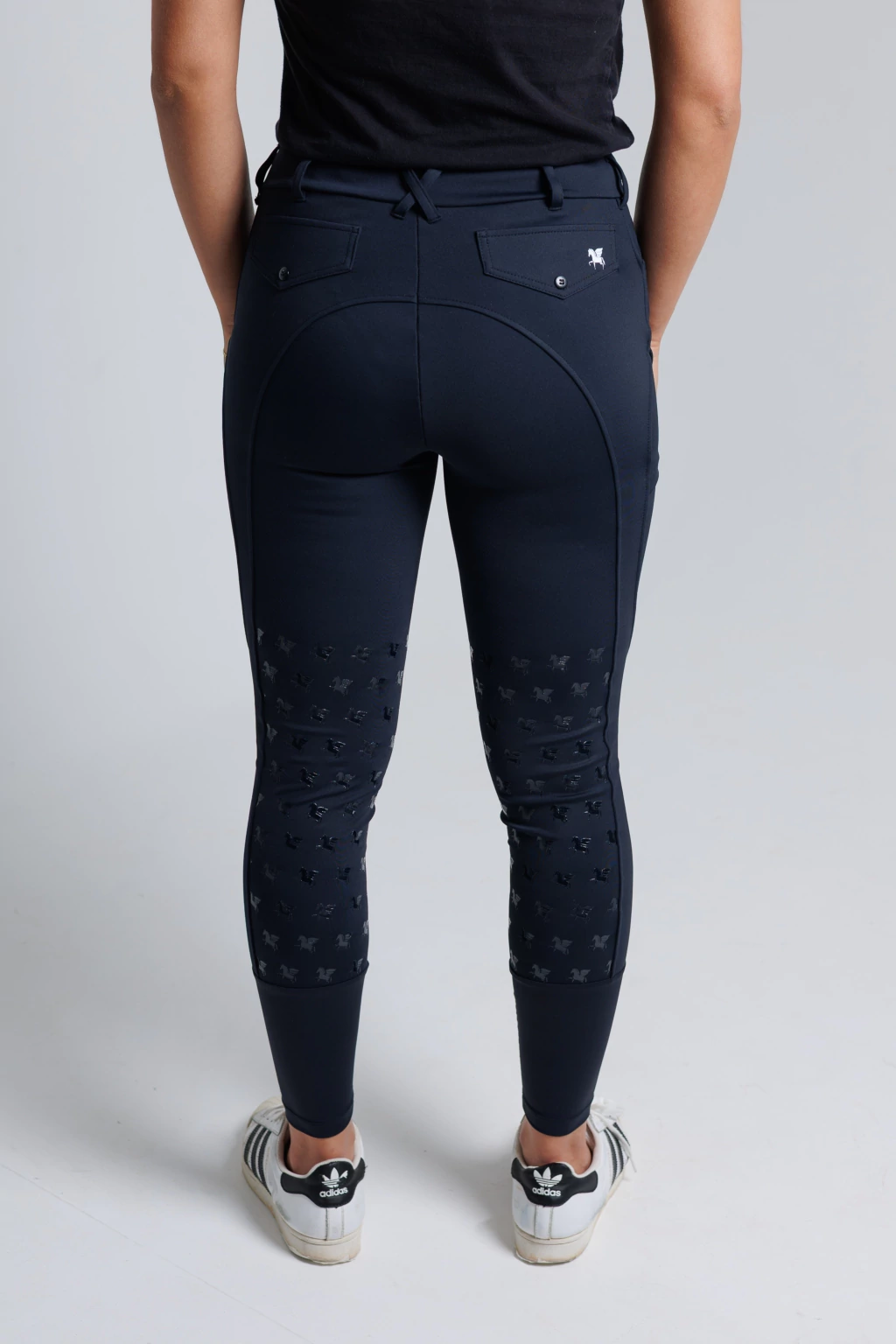 Culote Legging Treino Hipismo Pro Duplo Forro - Preto - Imagem 5