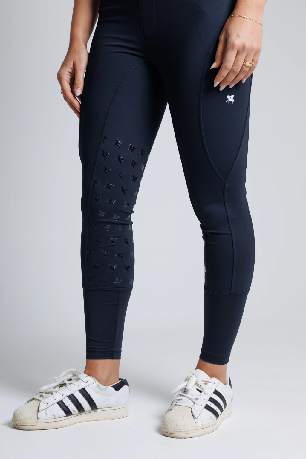Culote Legging Treino Hipismo Pro Duplo Forro - Preto - Imagem 6