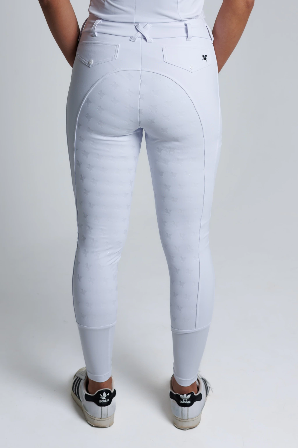 Culote Legging Prova Hipismo Pro Duplo Forro - Branco - Imagem 5