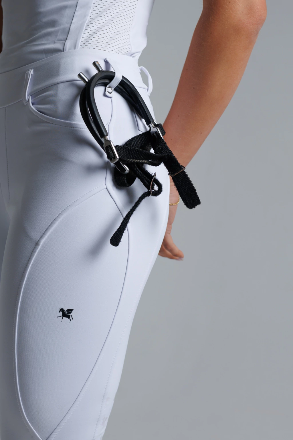Culote Legging Prova Hipismo Pro Duplo Forro - Branco - Imagem 10