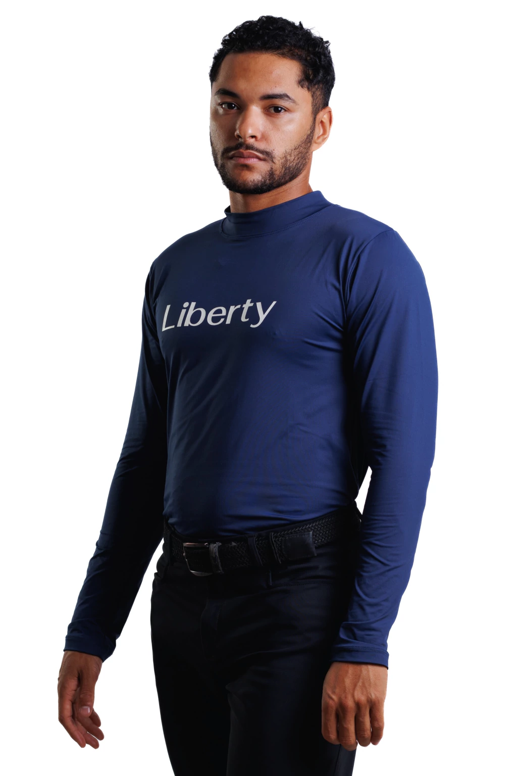 Camiseta Treino Hipismo UV Manga Longa - Marinho
