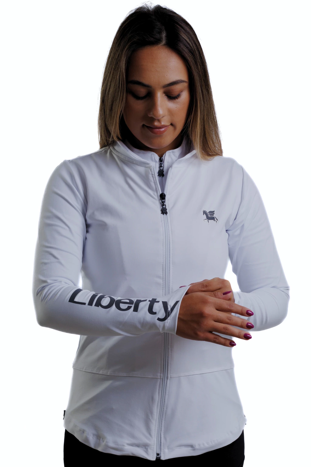 Casaco UV Hipismo Pegasus - Branco