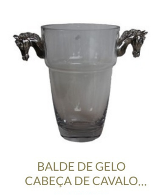 Balde de Gelo- Cabeça de Cavalo