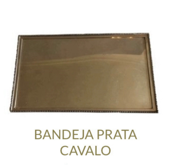 Bandeja Prata Cavalo