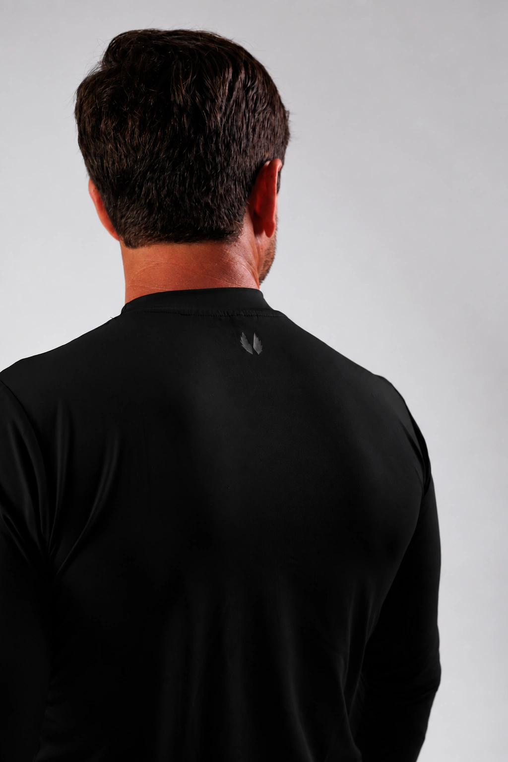 Camiseta Masculina Wings Treino Hipismo UV Manga Longa - Preta - Imagem 3