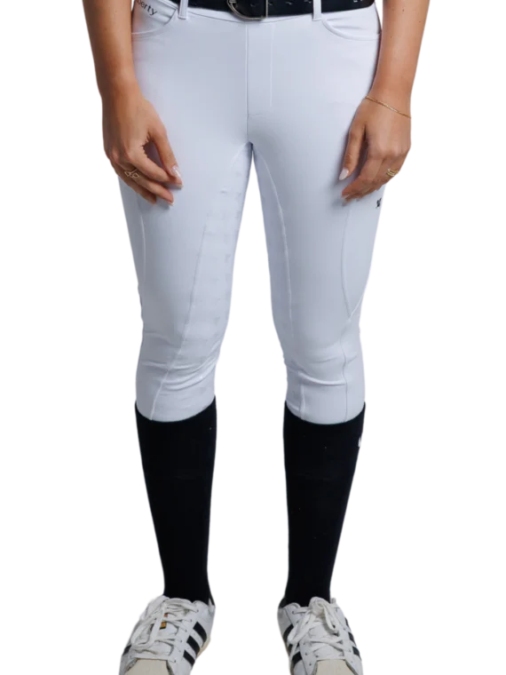 Culote Legging Prova Hipismo Pro Duplo Forro - Branco