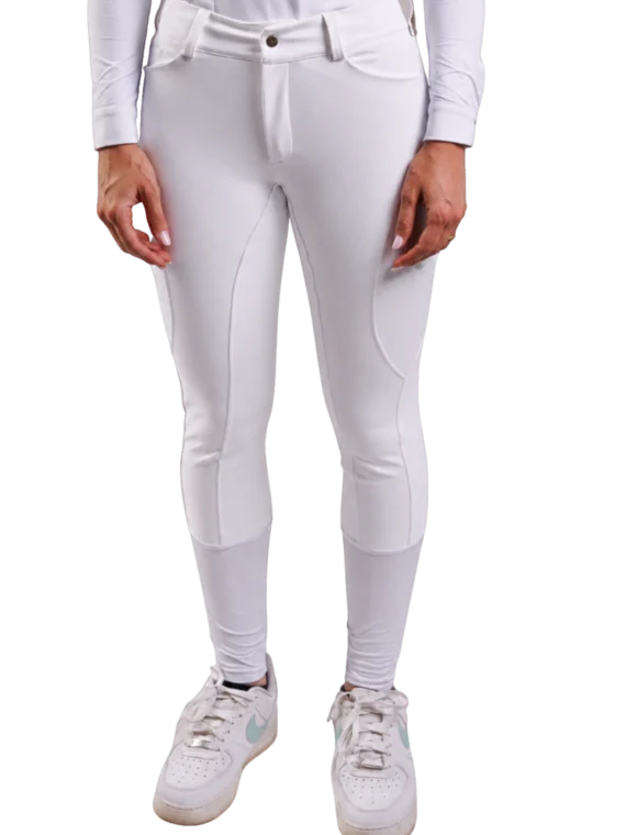 Culote Prova Hipismo Classic Lady - Branco