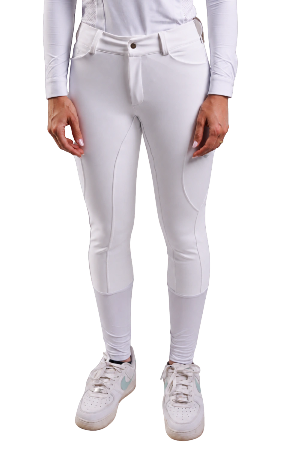 Culote Prova Hipismo Classic Lady - Branco