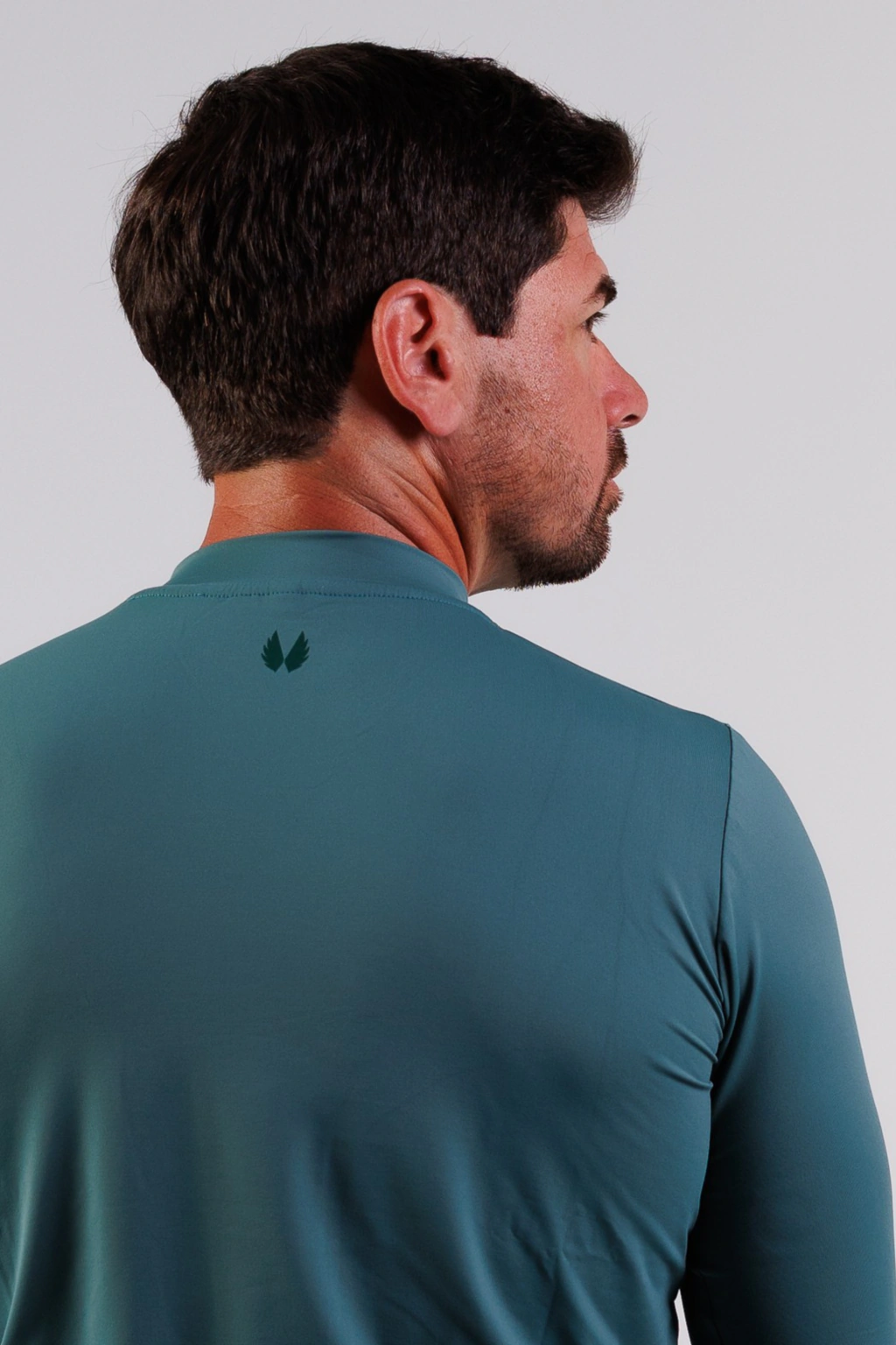Camiseta Masculina Wings Treino Hipismo UV Manga Longa - Verde - Imagem 3