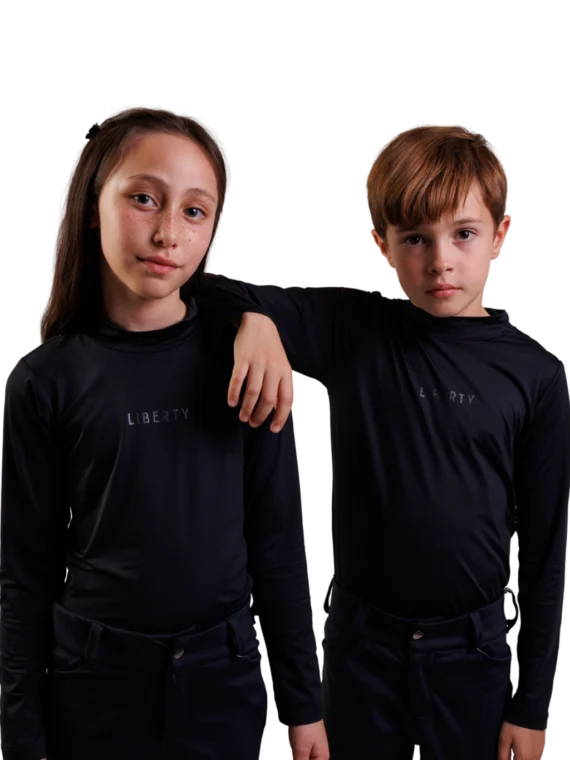Camiseta Infantil Treino Hipismo UV Manga Longa