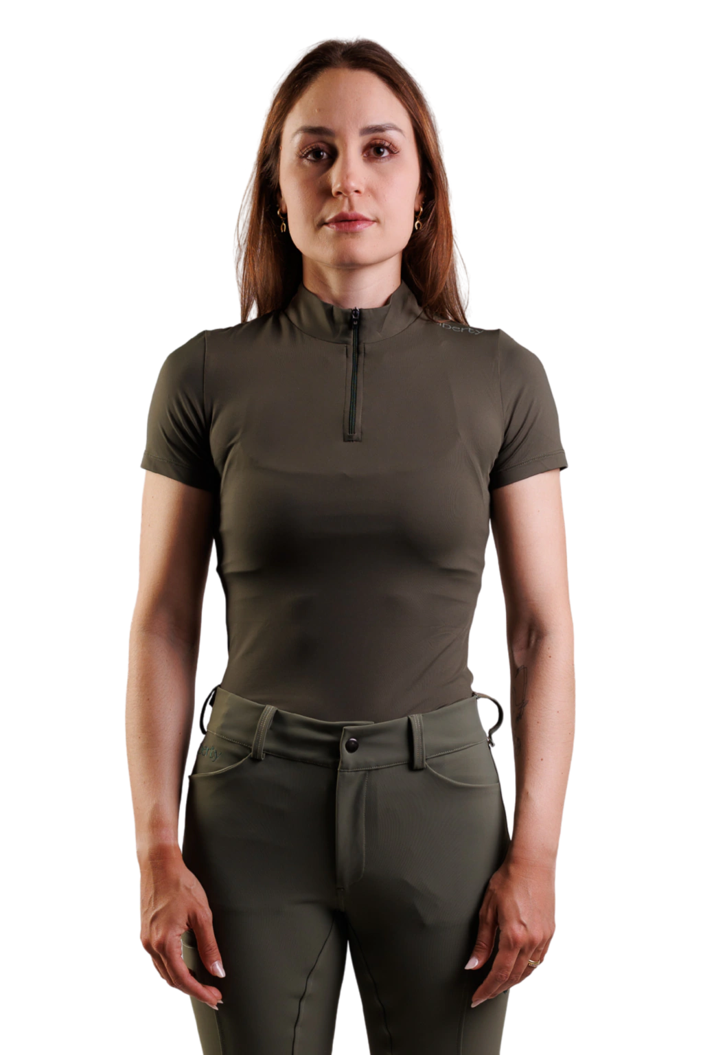 Blusa Treino Hipismo Fly - Verde Militar