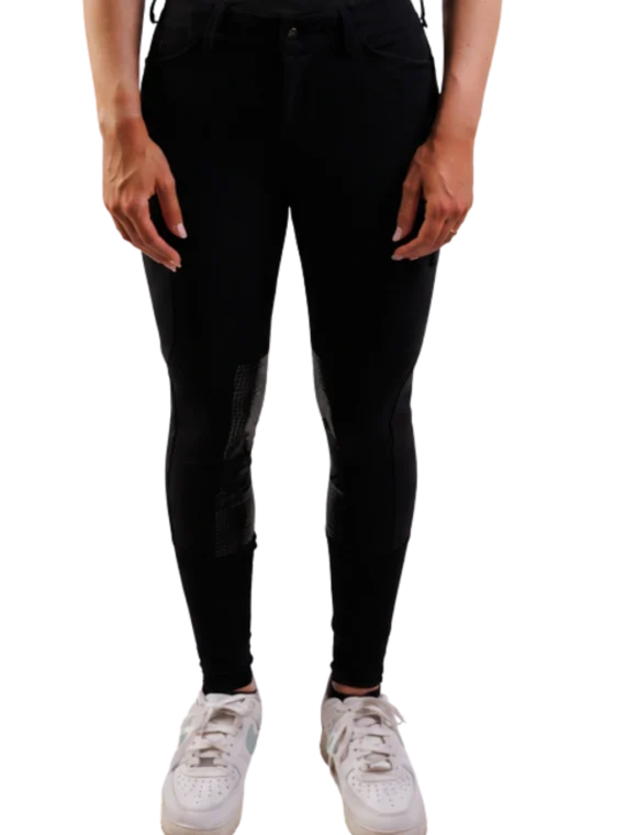 Culote Treino Hipismo Classic Lady - Preto