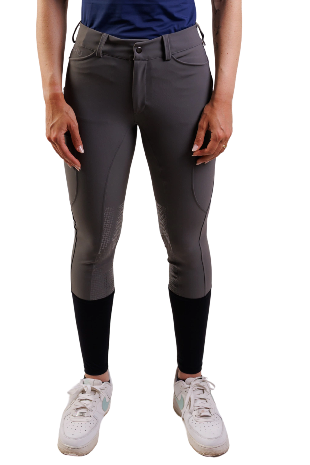 Culote Treino Hipismo Classic Lady - Grafite