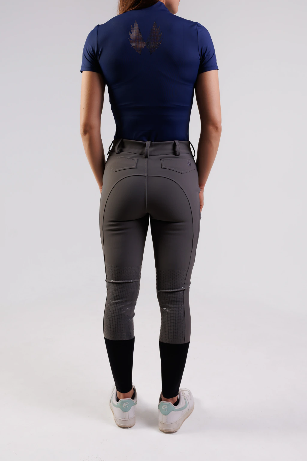 Culote Treino Hipismo Classic Lady - Grafite - Imagem 2