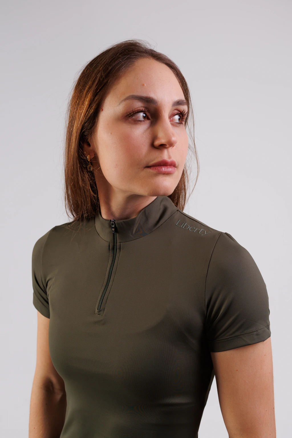 Blusa Treino Hipismo Fly - Verde Militar - Imagem 3