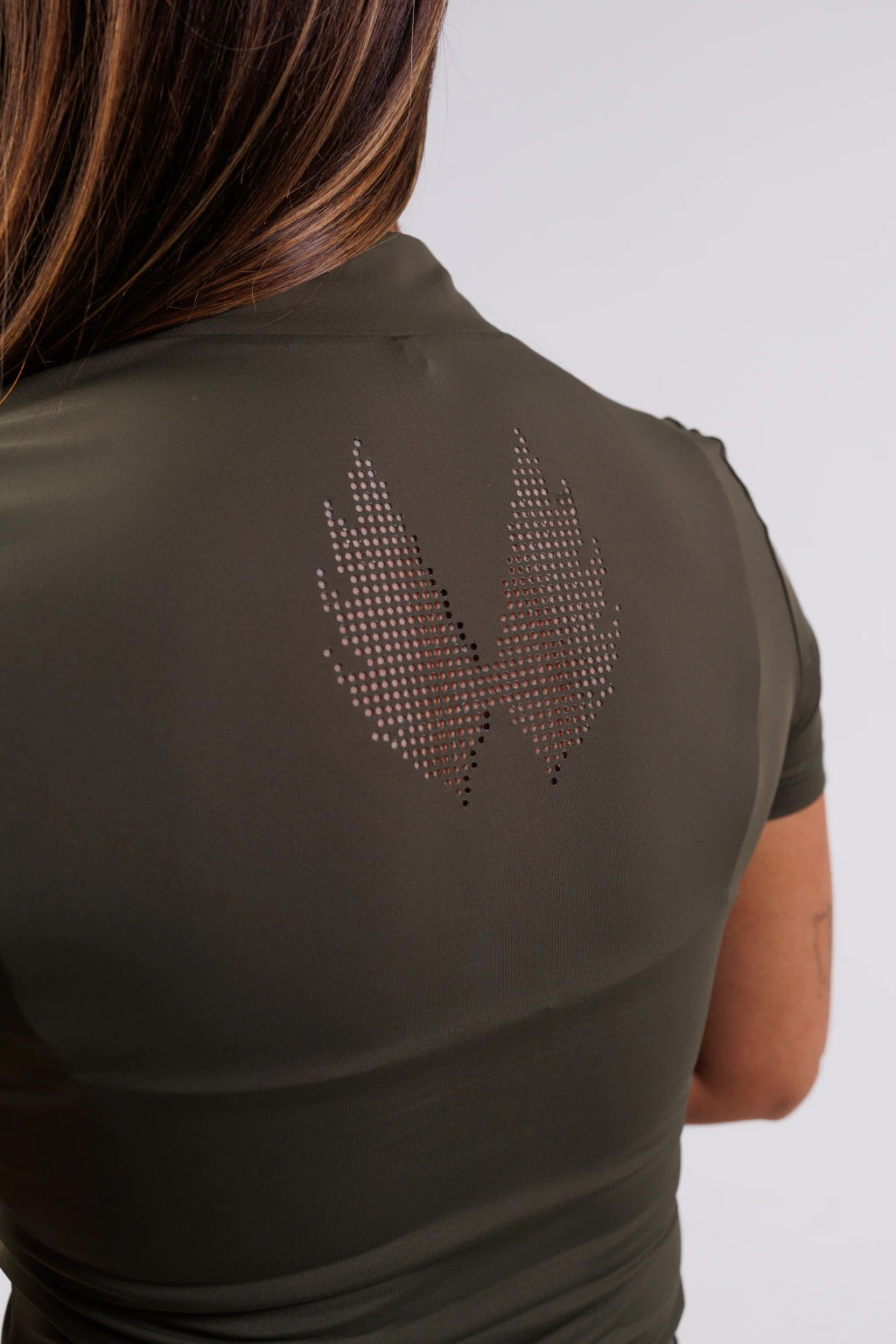 Blusa Treino Hipismo Fly - Verde Militar - Imagem 2